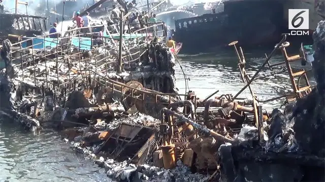 VIDEO: Labfor Polri Selidiki Kebakaran Pelabuhan Benoa