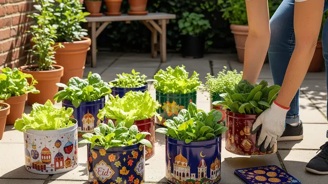 Kebun Portable dari Kaleng Bekas