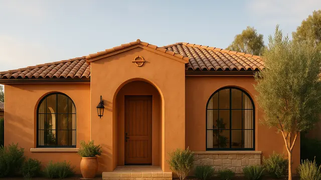 Model Rumah Type 36 Gaya Mediterania 1 Lantai