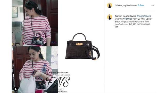  Harga  Tas  Chanel Asli Nagita  Slavina  Actris Indonesian