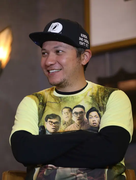 Mengaku belum menonton film yang dibintanginya itu, Gading mengatakan bahwa dirinya sangat penasaran. Lantaran sejak awal, proses syuting selalu menghadirkan suasana yang menyenangkan. (Nurwahyunan/Bintang.com)