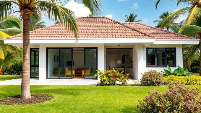 Rumah Tropis Modern Satu Lantai