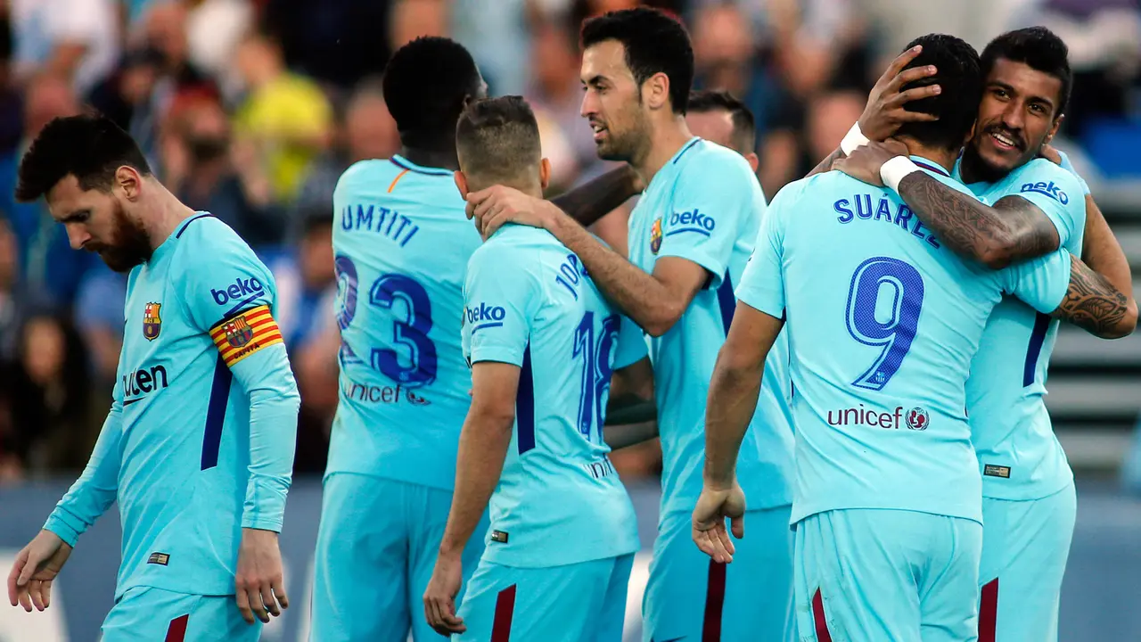 FOTO: Tekuk Leganes, Barcelona Kian Kukuh di Puncak Klasemen