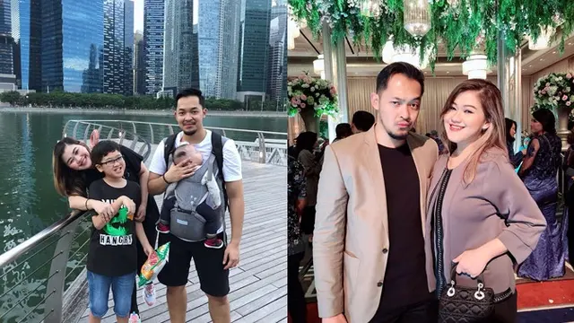 Begini potret suami dan anak-anak Talitha Elizabeth.
