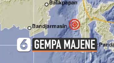 Daerah Majene Sulawesi Barat kembali diguncang gempa susulan Jumat (15/1). Gempa berkekuatan magnitudo 6,2.