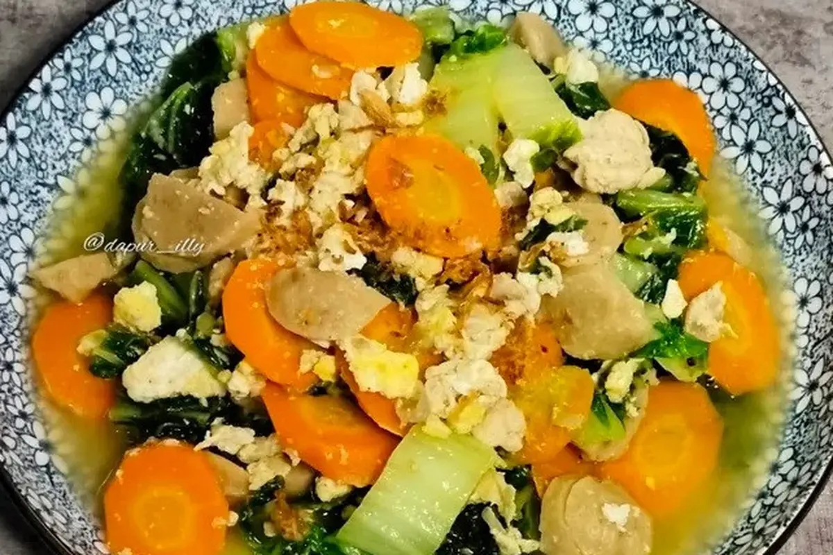 Resep capcay kuah. (dok. Cookpad @mamailly)