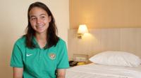 Bek Timnas Indonesia Putri, Portia Louise Fischer (Bola.com/Vascal Sapta Hadi)
