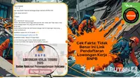 Cek Fakta: Tidak Benar Ini Link Pendaftaran Lowongan Kerja BNPB