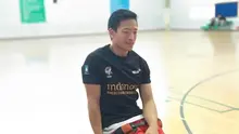 Donald Santoso, kapten timnas basket kursi roda Indonesia. (Bola.com/Budi Prasetyo Harsono)