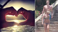Romantis Banget, Joe Hart Melamar Pacar di Atas Laut