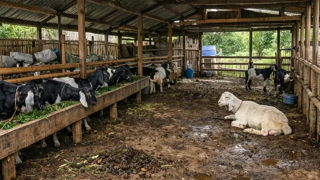 Kandang kambing (Foto: ChatGPT)