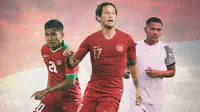 Timnas Indonesia - Asnawi Mangkualam, Asep Berlian, Irfan Bachdim (Bola.com/Adreanus Titus)
