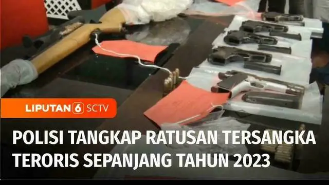 VIDEO: Berupaya Ganggu Keamanan Jelang Pemilu, Polisi Tangkap 142 Tersangka Teroris