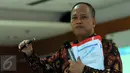 Kementerian Riset, Teknologi, dan Pendidikan Tinggi (Kemenristekdikti) menggelar acara Refleksi Akhir Tahun 2015, Jakarta, Senin (28/12/2015). Menristekdikti Mohamad Nasir memaparkan pencapaian program selama 2015. (Liputan6.com/Faisal R Syam)