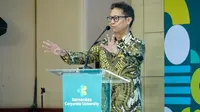 Menteri Kesehatan RI Budi Gunadi Sadikin meresmikan Corporate University Kemenkes di di Balai Besar Pelatihan Kesehatan (BBPK) Kampus Cilandak, Jakarta Selatan pada Selasa, 17 Oktober 2023. (Dok Kementerian Kesehatan RI)