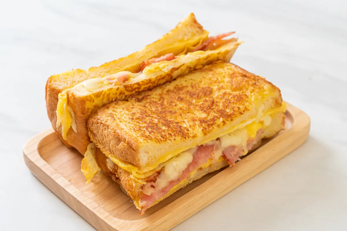 cheese egg  toast