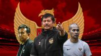 Timnas Indonesia - Indra Sjafri, Kurniawan Dwi Yulianto, Bima Sakti (Bola.com/Erisa/Decika Fatmawaty)