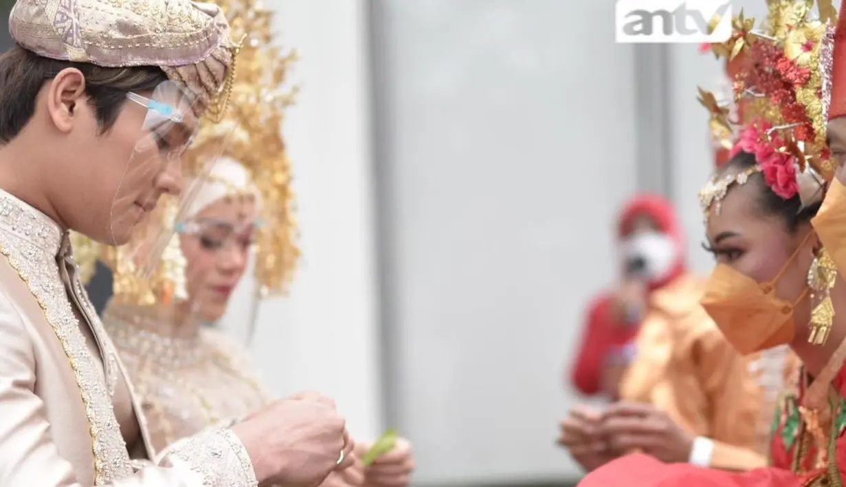Lesty Billar dan Rizky Billar gelar Manjalang Ka Rumah Mintuo (Instagram/antv_official)