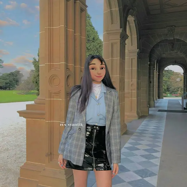 6 Editan Foto Kak Ros Upin Ipin Jadi Artis Ini Modis Banget, Kocak