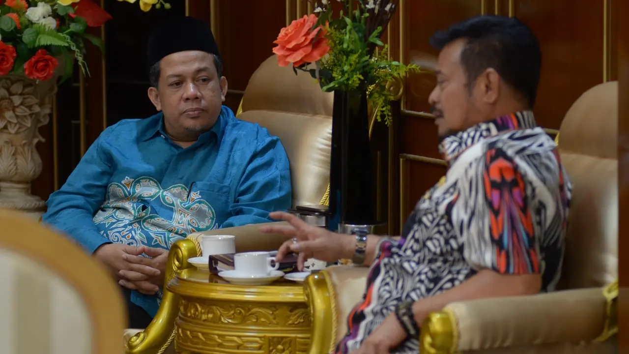 Fahri Hamzah Temui Gubernur Sulsel