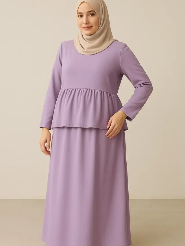 Tips Memilih Gamis untuk Perut Buncit
