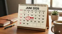 16 Juni 2026 Tanggal Merah, Besok Libur Hari Apa dan Adakah Cuti Bersama?
