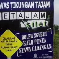 Rambu - Rambu Peringatan yang Bikin Ngakak