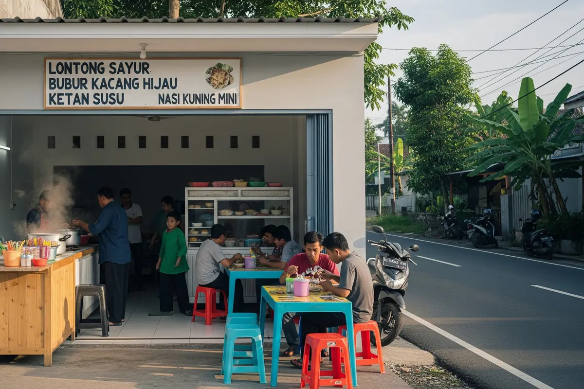 Ide Warung Rumahan Modal Kecil yang Cocok di Kota Kecil/ Ilustrasi AI