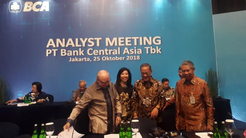 Publikasi Laporan Keuangan Kuartal III 2018 PT Bank Central Asia Tbk (BCA), Kamis (25/10/2018). )Dwi Aditya Putra/Merdeka.com)