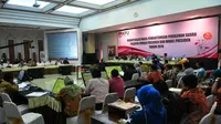 Suasana Rekapitulasi hari kedua di gedung Komisi Pemilihan Umum (KPU), Jakarta, Senin (21/7/14). (Liputan6.com/Johan Tallo)