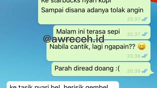 Chat Kocak Saat Menyindir Pacar Ini Bikin Ketawa Geli