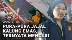 Pura-Pura Jajal Kalung Emas, Ternyata Mencuri