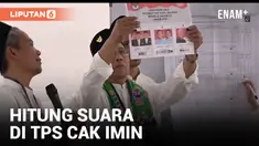 Perolehan Suara Pasangan Amin Unggul di TPS Cak Imin