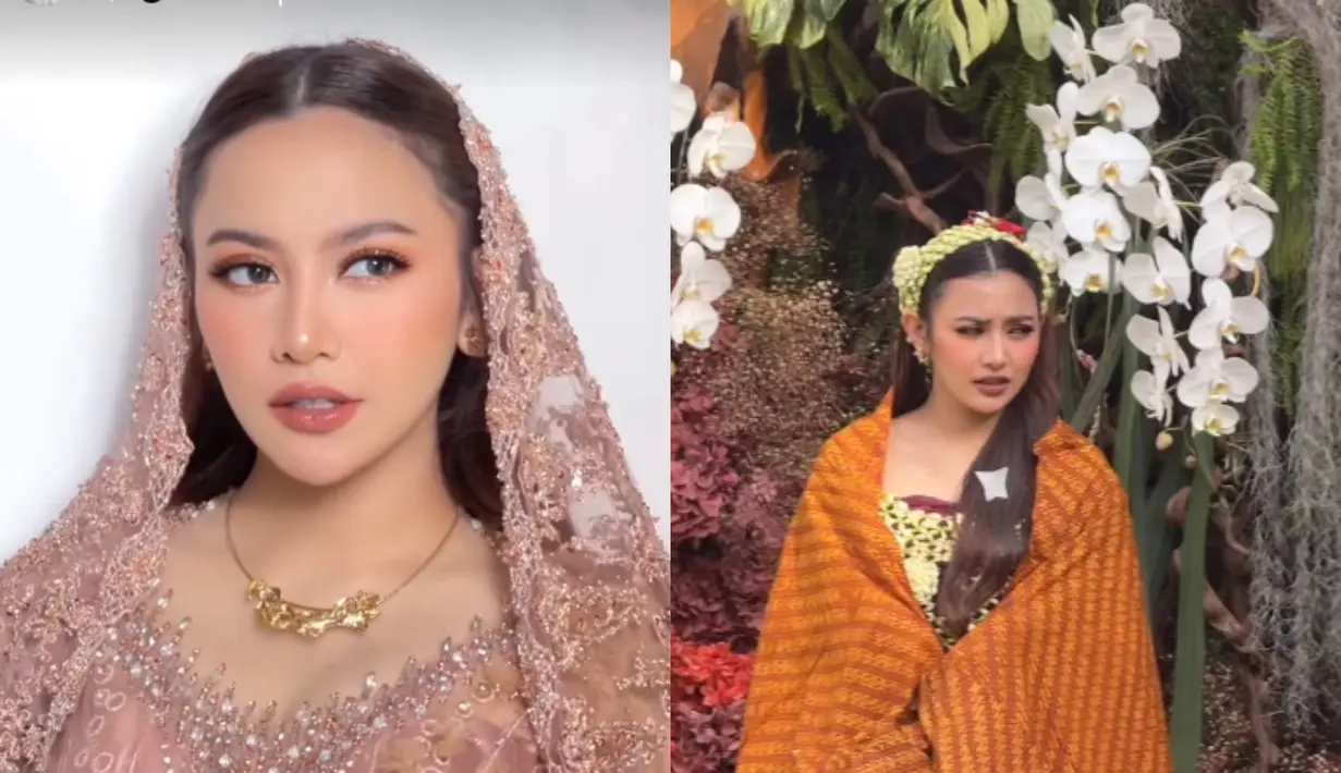 Baru saja umumkan kehamilan, Mahalini Raharja gelar pengajian atau tasyakuran tujuh bulanan [@dhirmanputra @rizkyfbian]