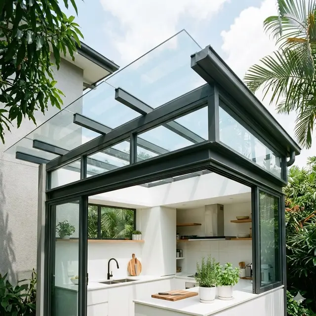 Model Atap Dapur Belakang Minimalis