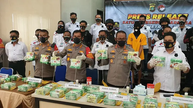 Polda Metro Jaya ungkap penyelundupan sabu seberat 44 kg