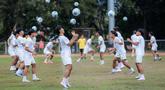 Pemain Timnas Indonesia U-22 melakukan sesi latihan resmi jelang melawan Myamar pada matchday kedua Grup C SEA Games 2025. Timnas Indonesia U-22 akan melakoni laga hidup-mati di laga terakhir Grup C SEA Games 2025. (Bola.com/ Bagaskara Lazuardi)