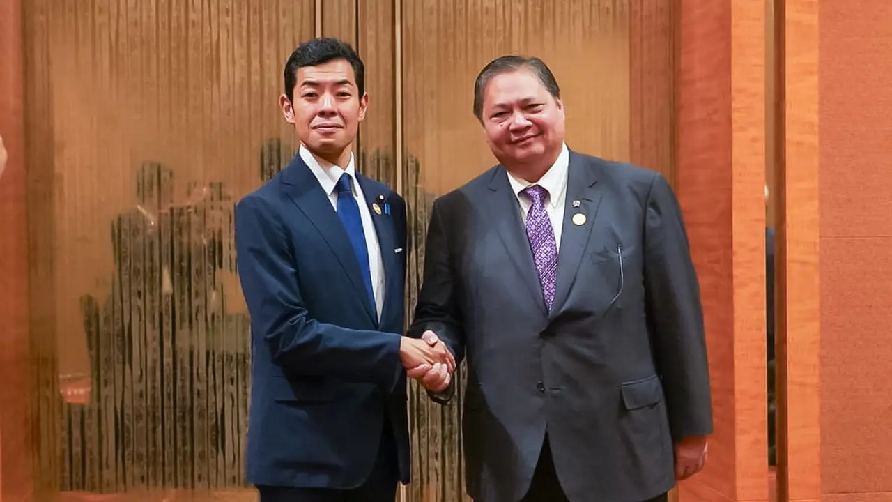Menko Airlangga Ketemu Menlu Jepang Tsuji Kiyoto, Bahas Apa?