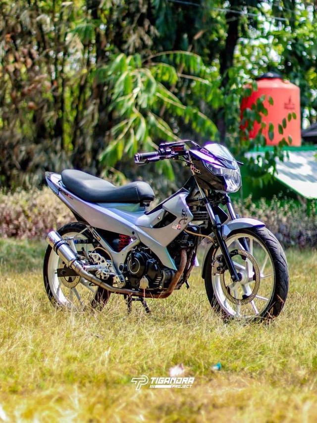 10 Potret Modifikasi Suzuki Satria F150, Underbone Kurus yang Bisa Dibikin Keren
