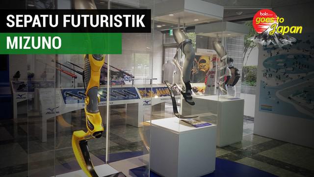 Berita video mengintip sepatu futuristik milik Mizuno di kantor pusat di Kota Osaka, Jepang. Seperti apa sepatu untuk masa depan ini?