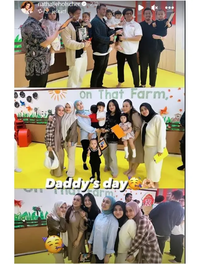6 Potret Atta Halilintar, Rizky Billar dan Ladislao Camara Temani Anak di Sekolah