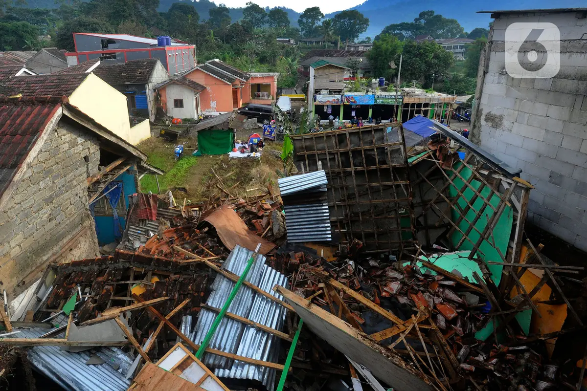 kerusakan parah gempa Cianjur
