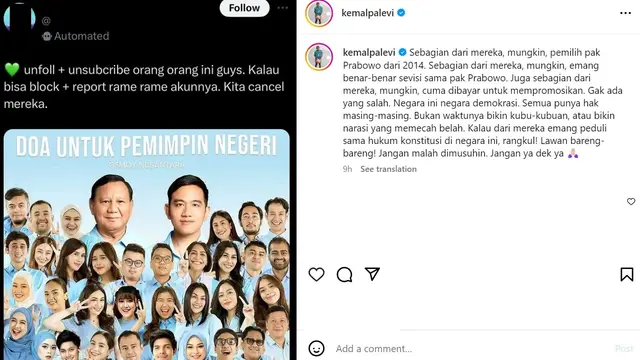 Unggahan Kemal Palevi