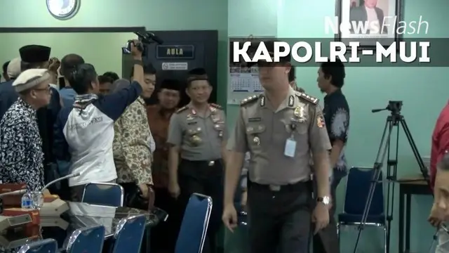 Kapolri Jenderal Polisi Tito Karnavian mengadakan pertemuan tertutup dengan MUI 