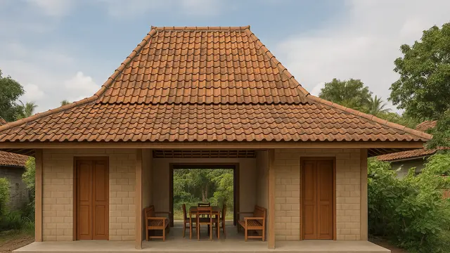 7 Model Rumah Limasan Sederhana Ukuran 6x9 di Desa, Nyaman dan Menyatu dengan Alam