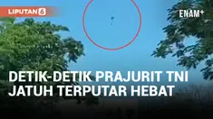 Prajurit TNI AU di Maros Lakukan Pendaratan Darurat Diduga Karena Parasut Tidak Mengembang Sempurna