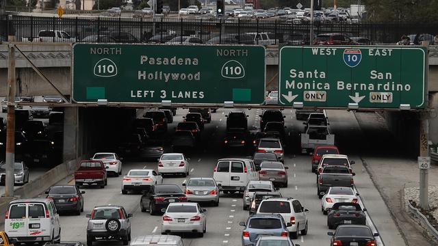 Macet di Los Angeles-Kota Termacet di Dunia-AFP Photo-20170222