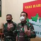 Komandan Komando Distrik Militer (Dandim) 0611 Garut, Jawa Barat Letnan Kolonel CZi Deni Iskandar membantah, dugaan adanya penyerangan sejumlah pemuda terhadap kantor Komando Rayon Militer (Koramil) Pameungpeuk, yang terjadi kemarin. (Liputan6.com/Jayadi Supriadin)