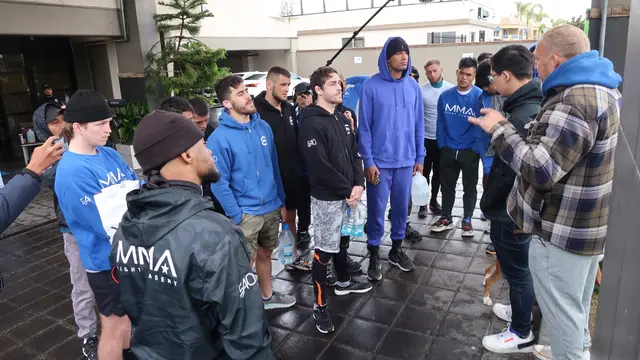 Suasana latihan di MMA Fight Academy