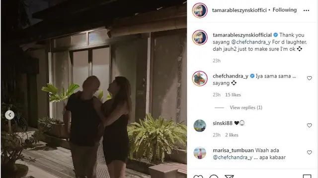 Tamara Bleszynski dan Chef Chandra